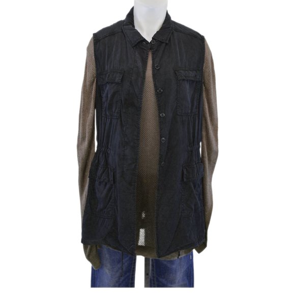 Buffalo David Bitton Black Sleeveless Vest (S) - Picture 1 of 3